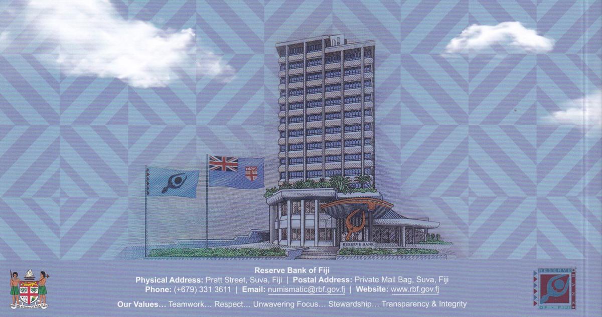 Back of Fiji p127b: 20 Dollars from 2025