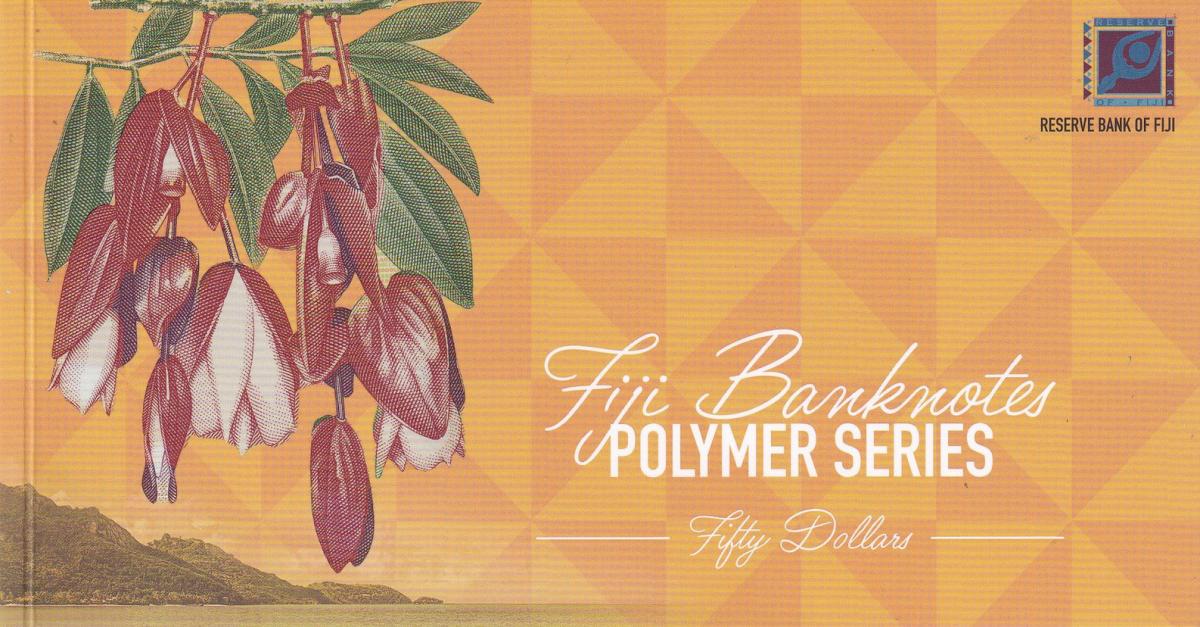 Front of Fiji p128b: 50 Dollars from 2025
