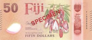 Gallery image for Fiji p128s: 50 Dollars