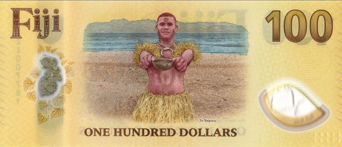 Back of Fiji p129r: 100 Dollars from 2025