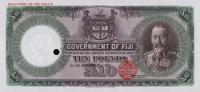 p35cs from Fiji: 10 Pounds from 1934