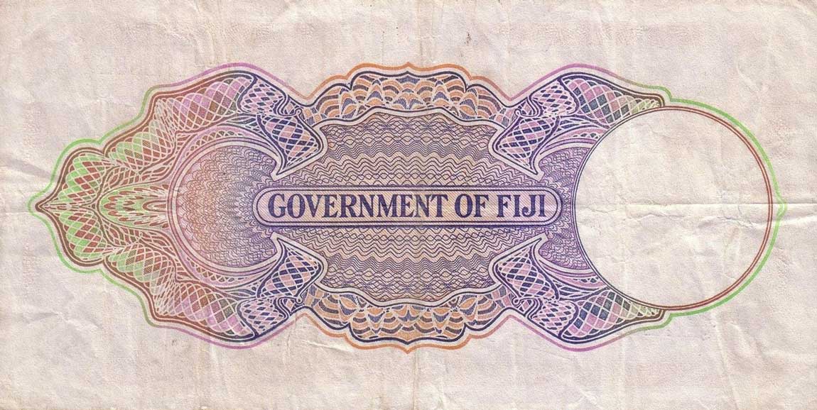 Back of Fiji p38i: 10 Shillings from 1949