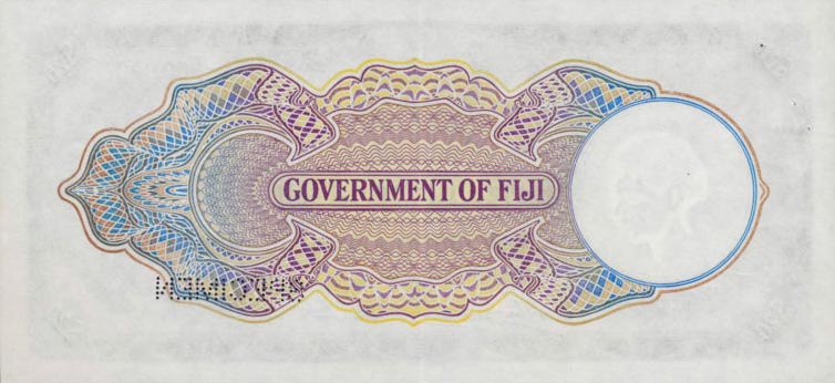 Back of Fiji p43cs: 20 Pounds from 1937