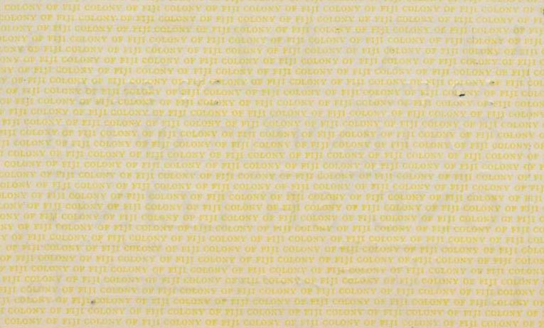 Back of Fiji p49a: 1 Shilling from 1942