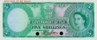 Gallery image for Fiji p51cs: 5 Shillings