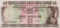 Gallery image for Fiji p59a: 1 Dollar from 1968