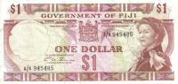 p65b from Fiji: 1 Dollar from 1971