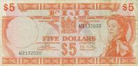 Gallery image for Fiji p73a: 5 Dollars