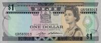 Gallery image for Fiji p81a: 1 Dollar