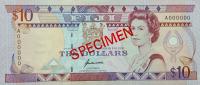Gallery image for Fiji p94s2: 10 Dollars