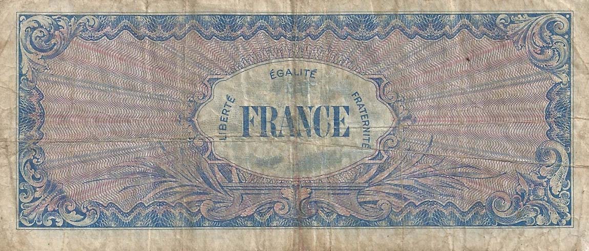 Back of France p118b: 100 Francs from 1944