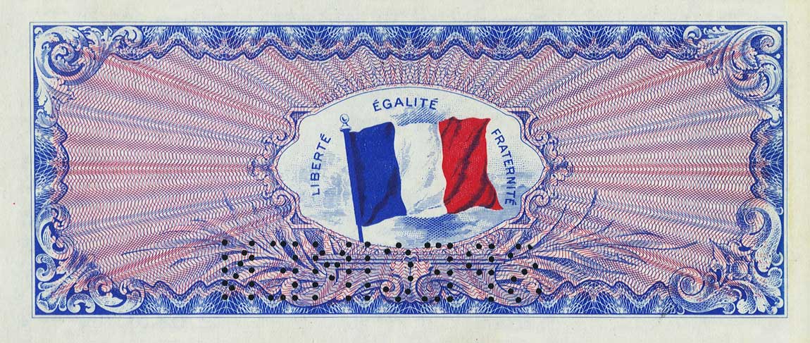 Back of France p119s: 500 Francs from 1944