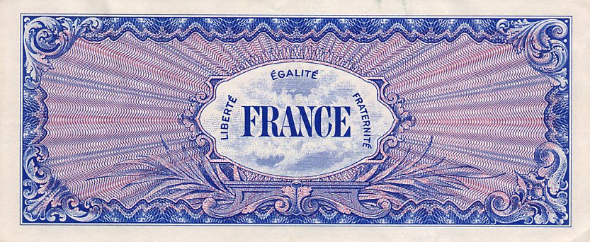 Back of France p122c: 50 Francs from 1944