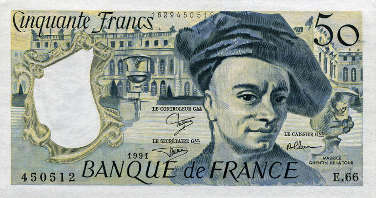 Front of France p152e: 50 Francs from 1990