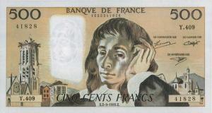 Gallery image for France p156j: 500 Francs