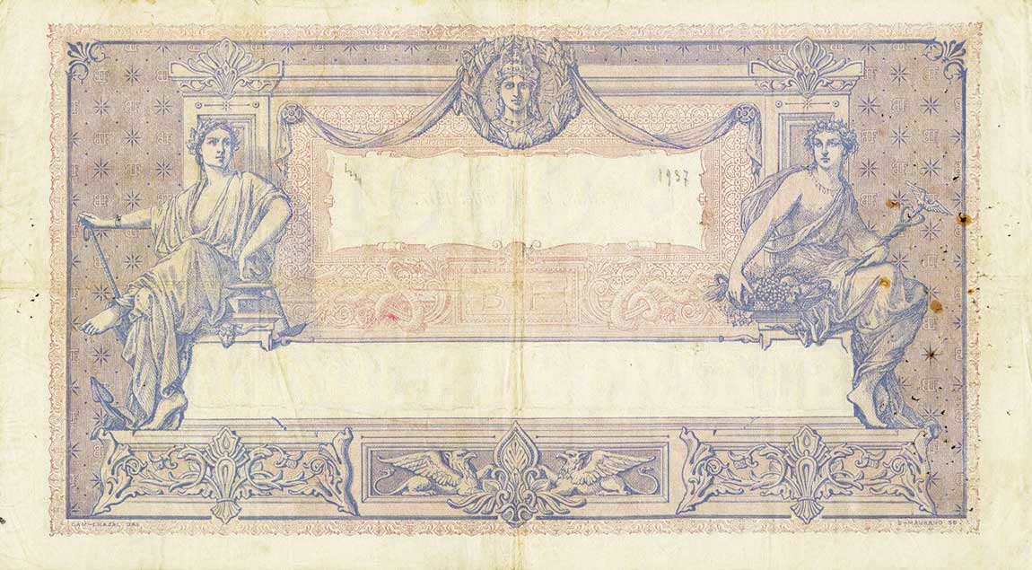 Back of France p67g: 1000 Francs from 1908