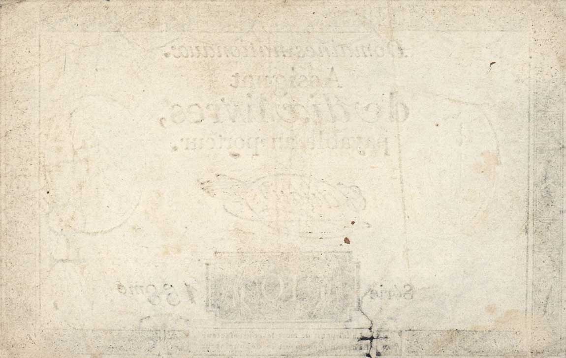 Back of France pA66a: 10 Livres from 1792