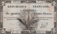 Gallery image for France pA73: 400 Livres from 1792