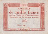 Gallery image for France pA80: 1000 Francs from 1795