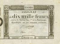 Gallery image for France pA82: 10000 Francs from 1795