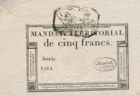 pA87b from France: 5 Francs from 1796