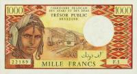 Gallery image for French Afars and Issas p34: 1000 Francs