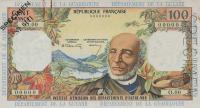 Gallery image for French Antilles p10s: 100 Francs