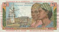 Gallery image for French Antilles p7a: 5 Francs