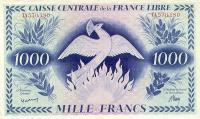 Gallery image for French Equatorial Africa p14a: 1000 Francs