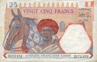 Gallery image for French Equatorial Africa p7a: 25 Francs