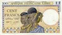 Gallery image for French Equatorial Africa p8a: 100 Francs