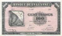 Gallery image for French Guiana p13b: 100 Francs
