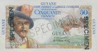 Gallery image for French Guiana p22s: 50 Francs