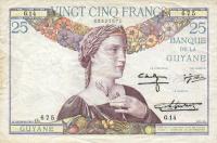 Gallery image for French Guiana p7: 25 Francs