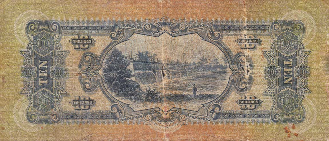 Back of Australia p3a: 10 Shillings from 1914