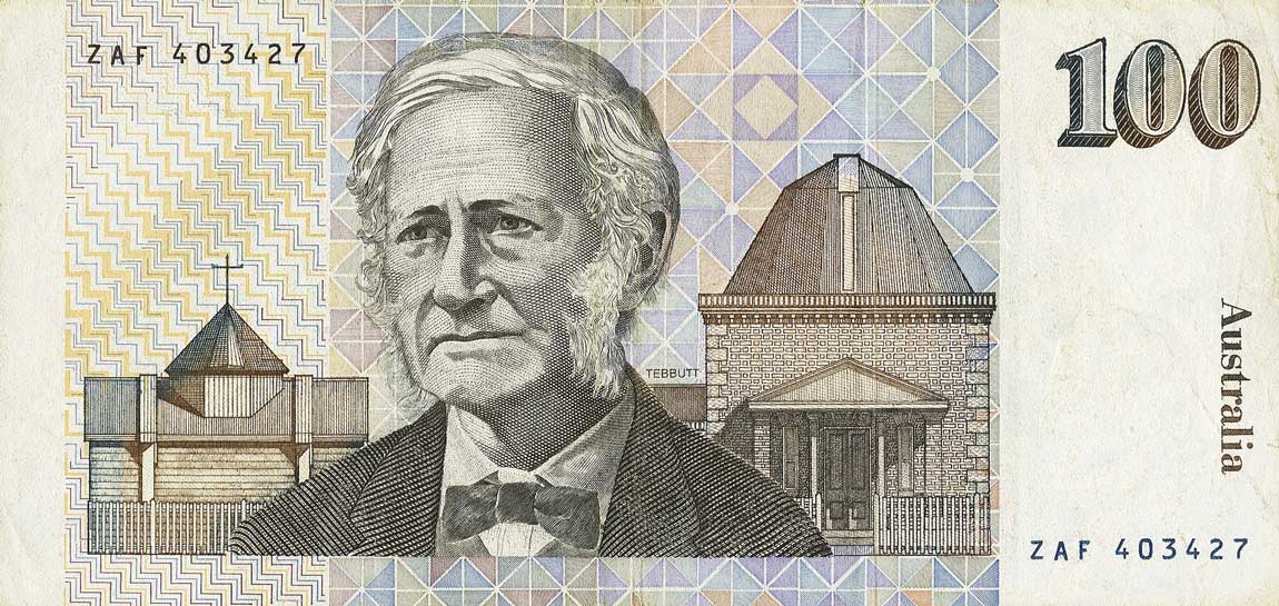 Back of Australia p48a: 100 Dollars from 1984