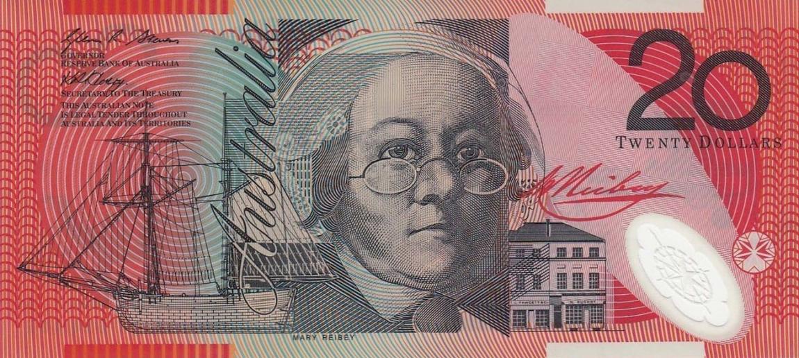 Front of Australia p59g: 20 Dollars from 2010