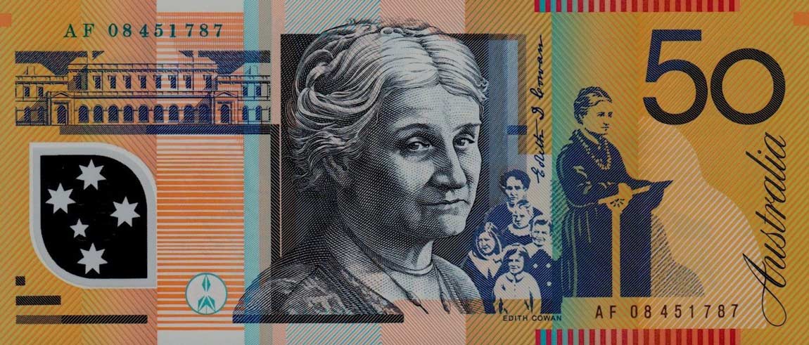 Back of Australia p60f: 50 Dollars from 2008