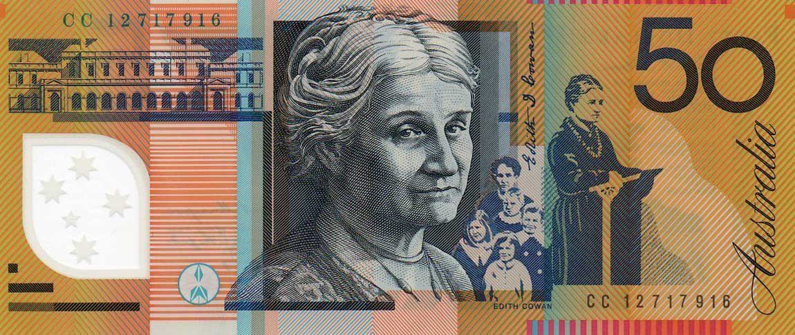 Back of Australia p60i: 50 Dollars from 2011