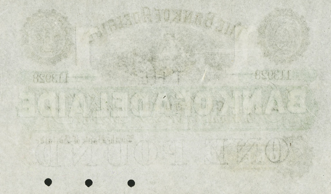 Back of Australia pA76: 1 Pound from 1910