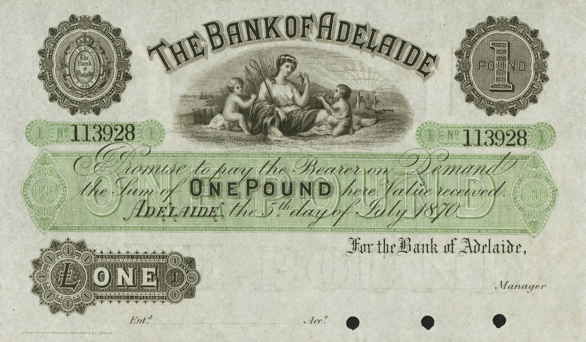 Front of Australia pA76: 1 Pound from 1910