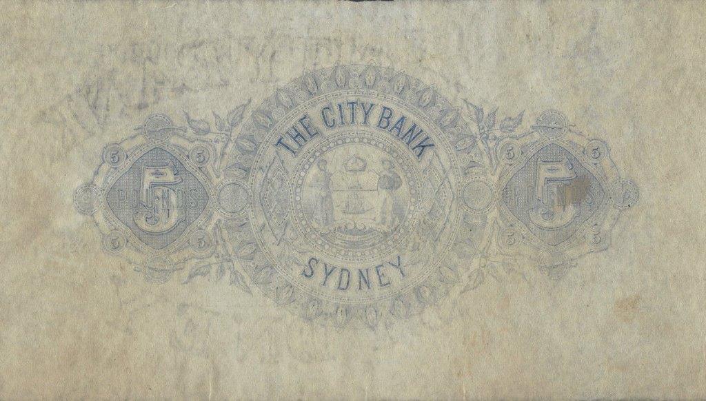 Back of Australia pA98: 5 Pounds from 1910