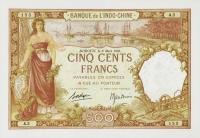 Gallery image for French Somaliland p9b: 500 Francs from 1938