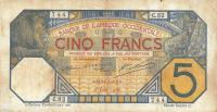 Gallery image for French West Africa p5Fb: 5 Francs