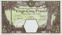 Gallery image for French West Africa p7Bs: 25 Francs