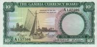 Gallery image for Gambia p1a: 10 Shillings