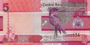 p37c from Gambia: 5 Dalasis from 2023