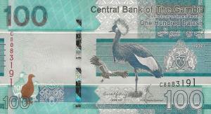 Gallery image for Gambia p41b: 100 Dalasis