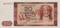 Gallery image for German Democratic Republic p24s: 20 Mark