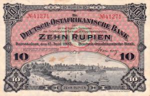 Gallery image for German East Africa p2: 10 Rupien